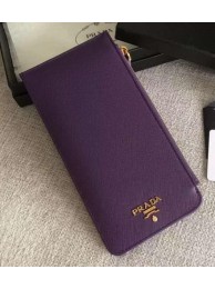 Fashion Prada Saffiano Leather Business Card Holder BR1751 Purple JH05344EB73