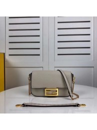 Fendi BAGUETTE leather bag F2467 beige JH08499Td71