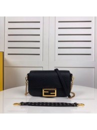 Fendi BAGUETTE leather bag F2467 black JH08502nw20