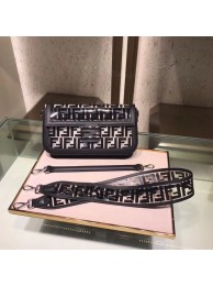 Fendi BAGUETTE MINI PU tote bag 8BS018 black JH08581fH28