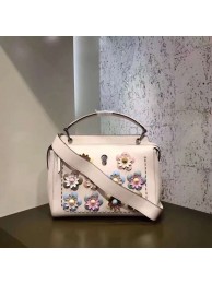 Fendi Handbag in whie Roman leather 8293AB JH08624lH78
