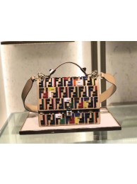 FENDI Kan I Leather Pocket Bag 13553 JH08695Ea63