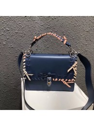 FENDI Kan I Leather Shoulder Bag 13136 Royal Blue JH08731QQ72