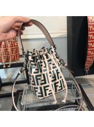 Fendi KAN I LOGO Handbag F0835 GREEN JH08715aT90