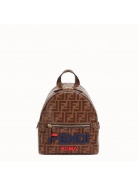 Fendi MINI BACKPACK Small multicolor canvas backpack 8BZ036 JH08658vV16