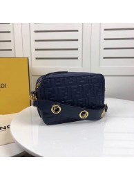 Fendi MINI CAMERA CASE leather bag 8BS019A blue JH08687fo19