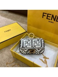FENDI NANO BAGUETTE CHARM nappa leather 7AR844 JH08498Nx98