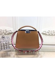 Fendi PEEKABOO Tote Bag 3659 Apricot JH08752ck22