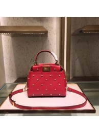 Fendi PEEKABOO XS red leather mini-bag 8BN309A JH08613uB47