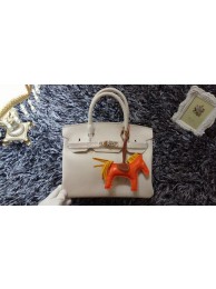 Hermes Birkin 30CM tote bags litchi leather H30 white JH01733uF26