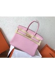 Hermes Birkin 35CM Tote Bag Original Togo Leather BK35 pink JH01633fw56