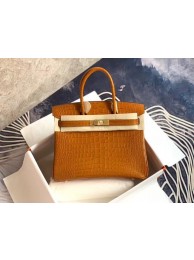 Hermes Birkin Bag Original Leather crocodile HBK35 brown JH01188gC81