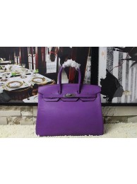 Hermes Birkin H35 new model lizards purple gold(silver) JH01773ix60