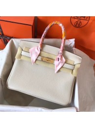 Hermes Birkin Tote Bag Original Togo Leather BK35 cream JH01523Hg74