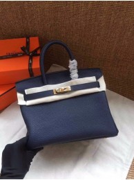 Hermes Birkin Tote Bag Original Togo Leather BK35 dark blue JH01513Ti34