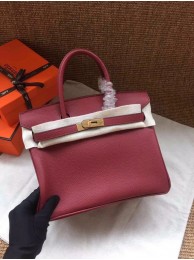 Hermes Birkin Tote Bag Original Togo Leather BK35 fuchsia JH01511pE71