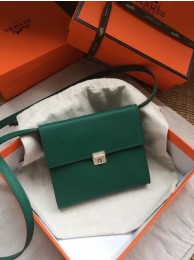 Hermes Clutch Epsom calfskin H0589 green JH01455jX53
