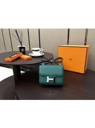 Hermes Constance Original Leatehr mini Shoulder Bag 8006 green JH01618Nr89