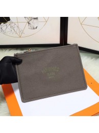 Hermes Cosmetic Bag H3700 Grey JH01306gB51