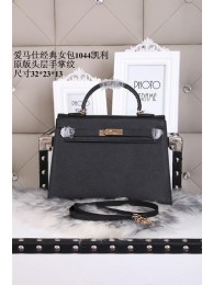 Hermes epsom leather kelly Tote Bag 1044 black JH01869fY84