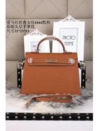 Hermes epsom leather kelly Tote Bag 1044 Camel JH01866Nu37