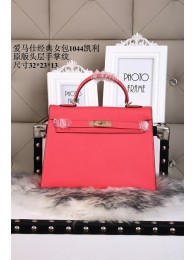 Hermes epsom leather kelly Tote Bag 1044 rose JH01871QX19