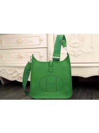 Hermes evelyne hot style original leather H1188 green JH01748Zg66