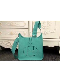 Hermes evelyne hot style original leather H1188 light green JH01743tQ92