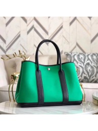 Hermes Garden Party 36cm Tote Bags Original Leather A3698 Green JH01318Ug45