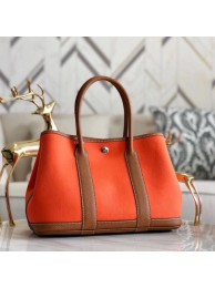 Hermes Garden Party 36cm Tote Bags Original Leather A3698 Orange JH01323Th34