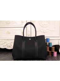 Hermes Garden Party waterproof fabric 6080 black JH01763uB47