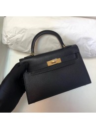 Hermes Kelly 20cm Tote Bag Original Leather KL20 black JH01536MT15