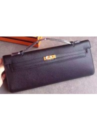 Hermes Kelly 31cm Clutch Original Leather KL31 Black JH01411ha26