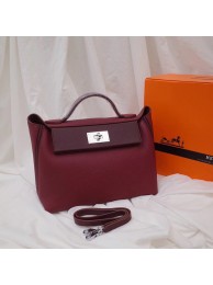 Hermes Kelly togo Leather Tote Bag H2424 Burgundy JH01260MM62