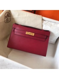 Hermes original epsom leather kelly Tote Bag KL2833 fuchsia JH01530jz22