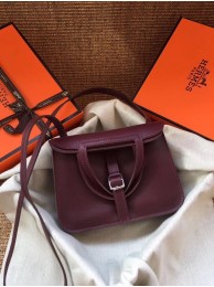 Hermes Original Halzan mini bag H069523 bordeaux JH01422pi25