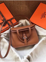 Hermes Original Halzan mini bag H069523 brown JH01418gt51