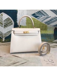 Hermes original Kelly Epsom Leather KL32 white JH01296eO46