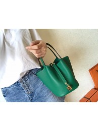 Hermes Picotin Lock PM Bags Original Leather H8688 green JH01336lp62