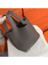 Hermes Picotin Lock PM Bags Original Leather H8688 grey JH01340jn49