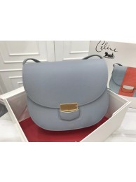 High Imitation Celine Compact Trotteur Cattle leather Shoulder Bag 1269 light gray JH06145mt35