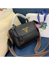 High Imitation Prada Calf skin tote 1BD071 1BD209 black JH04965mt35