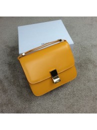 High Quality 2015 Ceilne classic retro leather mirror 11042 yellow JH06413Ao69