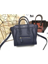 High Quality Imitation Celine NANO MINI Tote Bag A3560 Dark blue JH06245YP94