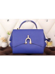 High Quality Imitation Hermes kelly 35CM stirrup top handle bag 30560 blue JH01755YP94