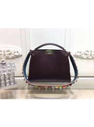 High Quality Knockoff Fendi PEEKABOO Tote Bag 3659 Wine JH08751VD28