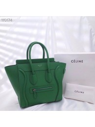 Hot CELINE MICRO LUGGAGE HANDBAG IN LAMINATED LAMBSKIN 167793-4 JH05898vL89