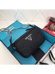 Hot Replica Prada Calf leather bag 183 black JH05285IG96