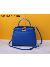 Imitation 1:1 2015 Fendi new model original sheepskin 520885 blue JH08795LT32