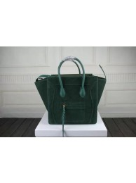 Imitation AAA 2015 Celine collection nubuck 3341-1 dark green JH06587Qz50